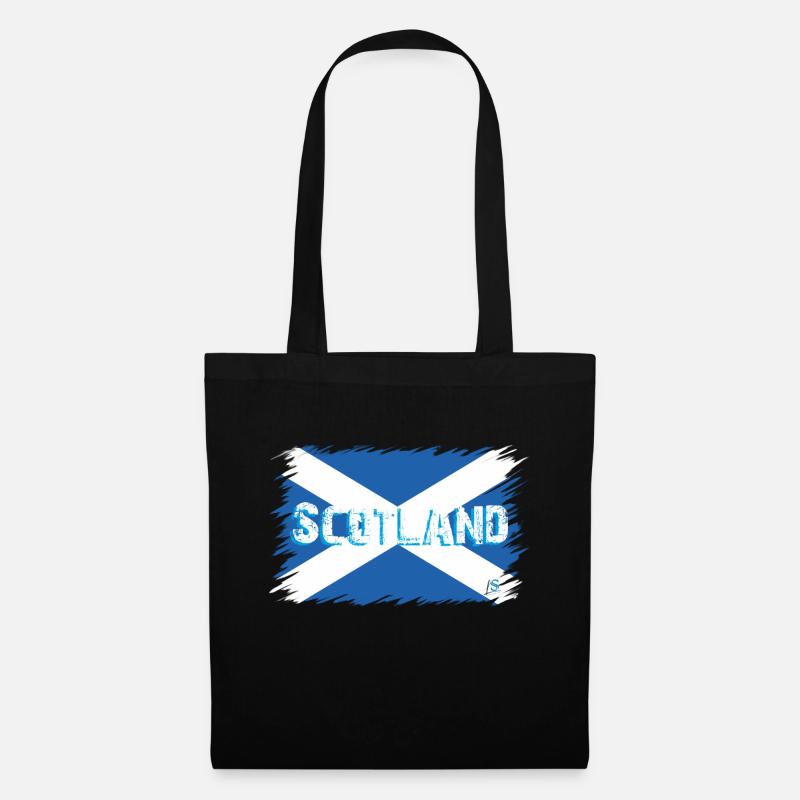 Scottish flag 2 - Tote Bag - black