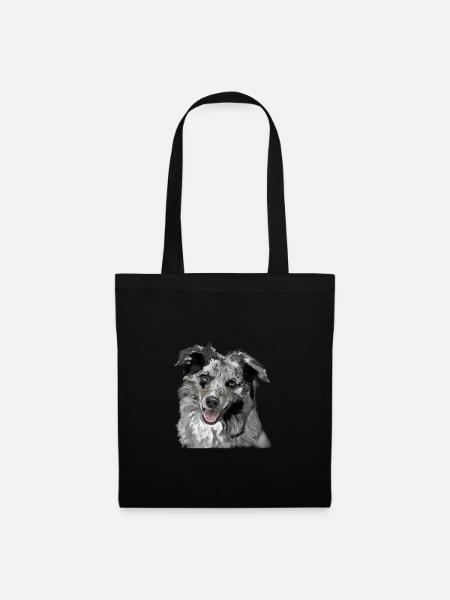 Australian Shepherd - Tote Bag - black