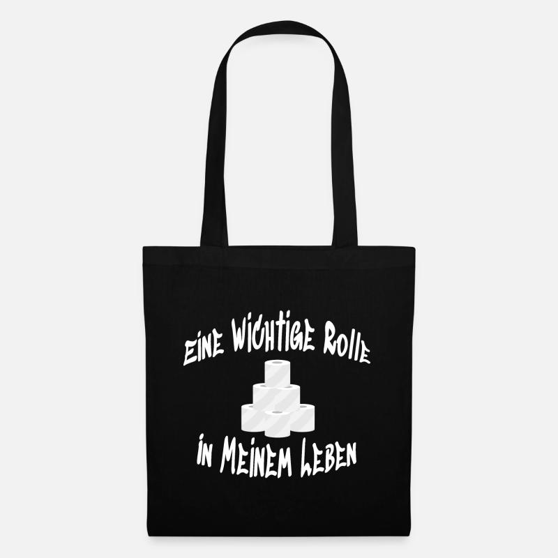 Eine Wichtige Rolle - Stoffbeutel - Schwarz