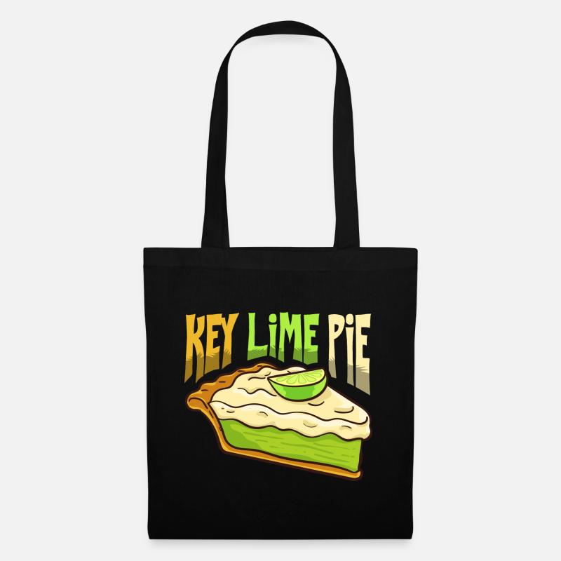 Key Lime Pie Limette Rezept West Florida - Stoffbeutel - Schwarz