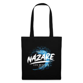 SURFING NAZARE LIFE OR DEATH - Stoffbeutel - Schwarz - Vorne