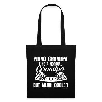 Piano Piano Piano Piano forte Piano Player - Tote Bag - black - Front