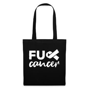 Cancer boucle cancer du sein - Sac en tissu - noir - Devant