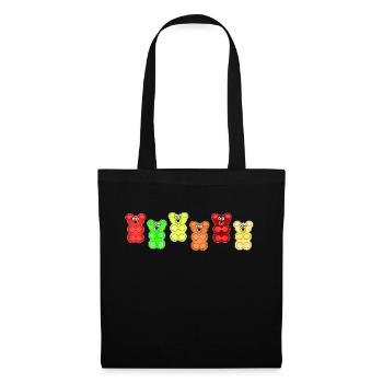 Gummy bears - Tote Bag - black - Front