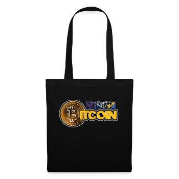 Bitcoin Mining - Stoffbeutel - Schwarz - Vorne