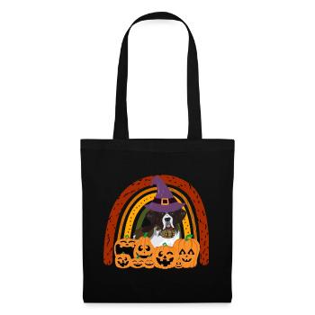 Cute St. Bernard Halloween Costume Dog - Tote Bag - black - Front