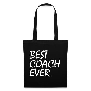 Best coach ever - Sac en tissu - noir - Devant