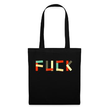 Text Fuck - Tote Bag - black - Front