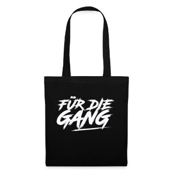 Für die Gang Design - Stoffbeutel - Schwarz - Vorne