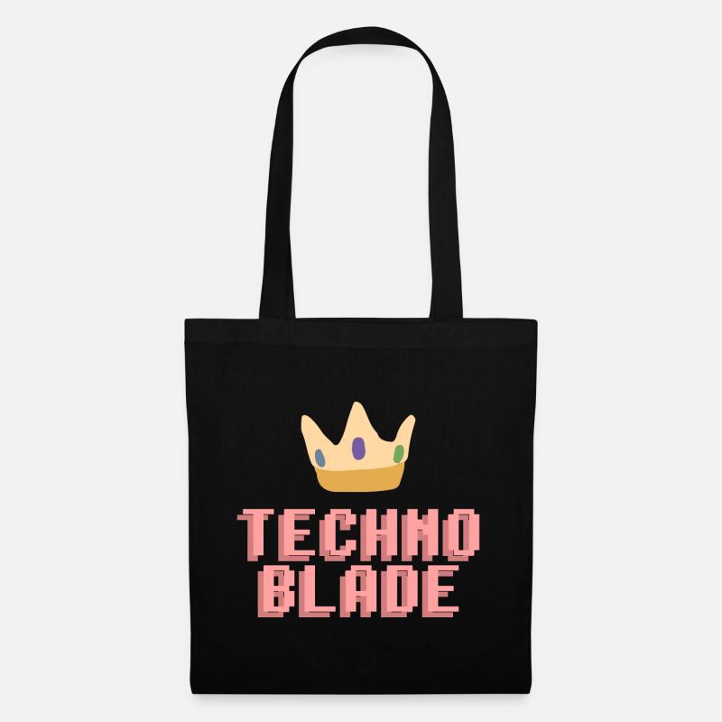 Technoblade ne meurt jamais - Sac en tissu - noir