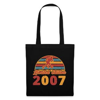 Footballer Football Player Football Birthday 2007 - Tote Bag - black - Front