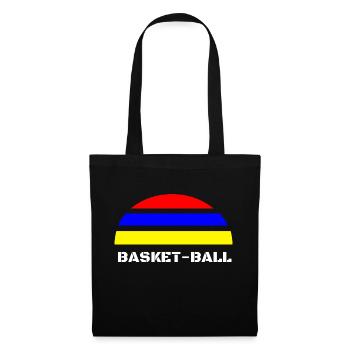 Tshirt basket-ball - Sac en tissu - noir - Devant