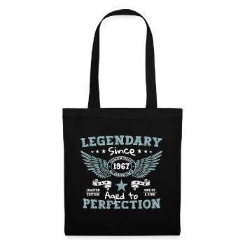 Legendary since 1967 55th birthday gift - Tote Bag - black - Front