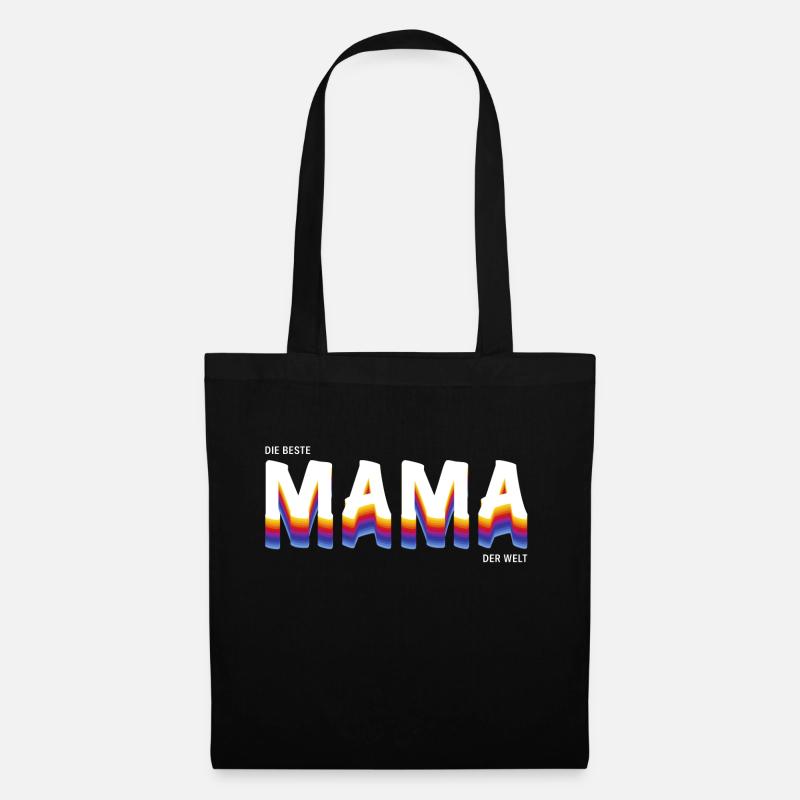 Die Beste Mama der Welt - Stoffbeutel - Schwarz
