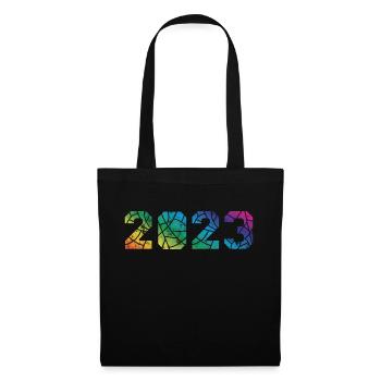 2023 - Stoffbeutel - Schwarz - Vorne