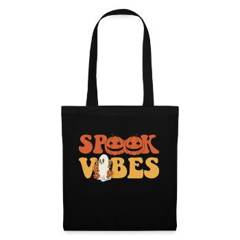Hippie Lifestyle Celebrate Halloween Spooky Vibes - Tote Bag - black - Front