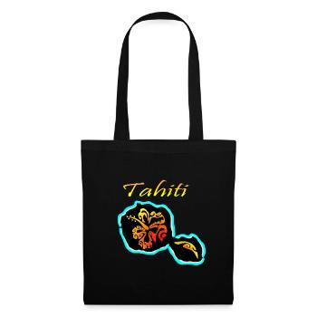 TAHITI - Sac en tissu - noir - Devant