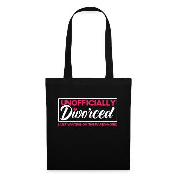 Dissolution du mariage Divorce Divorce Cadeau - Sac en tissu - noir - Devant