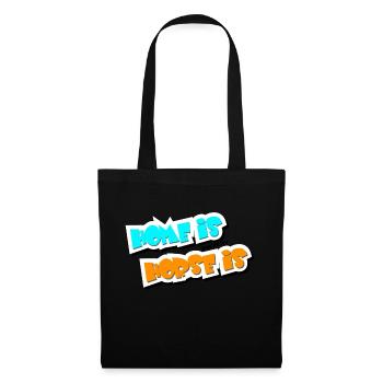 La maison est l’endroit où se trouve mon cheval - Sac en tissu - noir - Devant