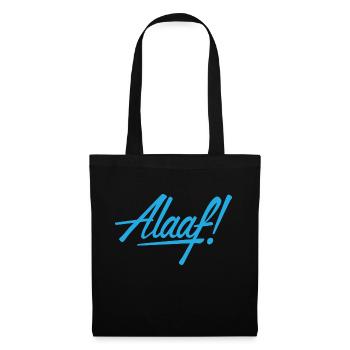 Alaaf! Design blau - Stoffbeutel - Schwarz - Vorne