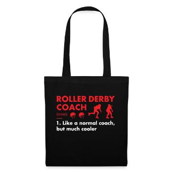 Sport Coach Définition Roller Derby - Sac en tissu - noir - Devant
