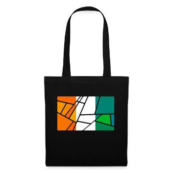 Côte d’Ivoire - Sac en tissu - noir - Devant