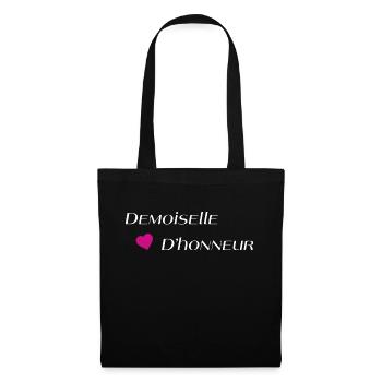 Demoiselle d'honneur - Sac en tissu - noir - Devant