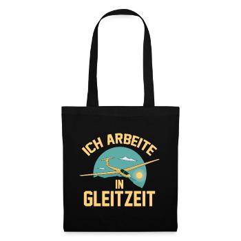 Segelflieger Fliegen Segelfliegen - Stoffbeutel - Schwarz - Vorne