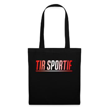 TIR SPORTIF CADEAU SPORT SUISSE - Sac en tissu - noir - Devant