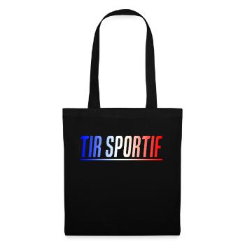 TIR SPORTIF CADEAU SPORT FRANCE - Sac en tissu - noir - Devant