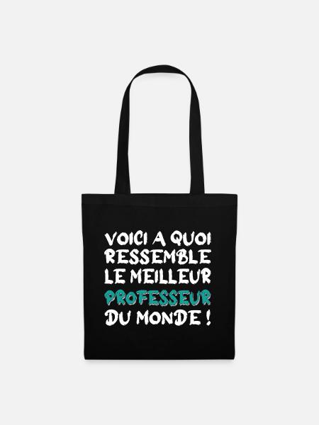 Le meilleur professeur - Sac en tissu - noir
