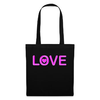 LOVE - Tote Bag - black - Front