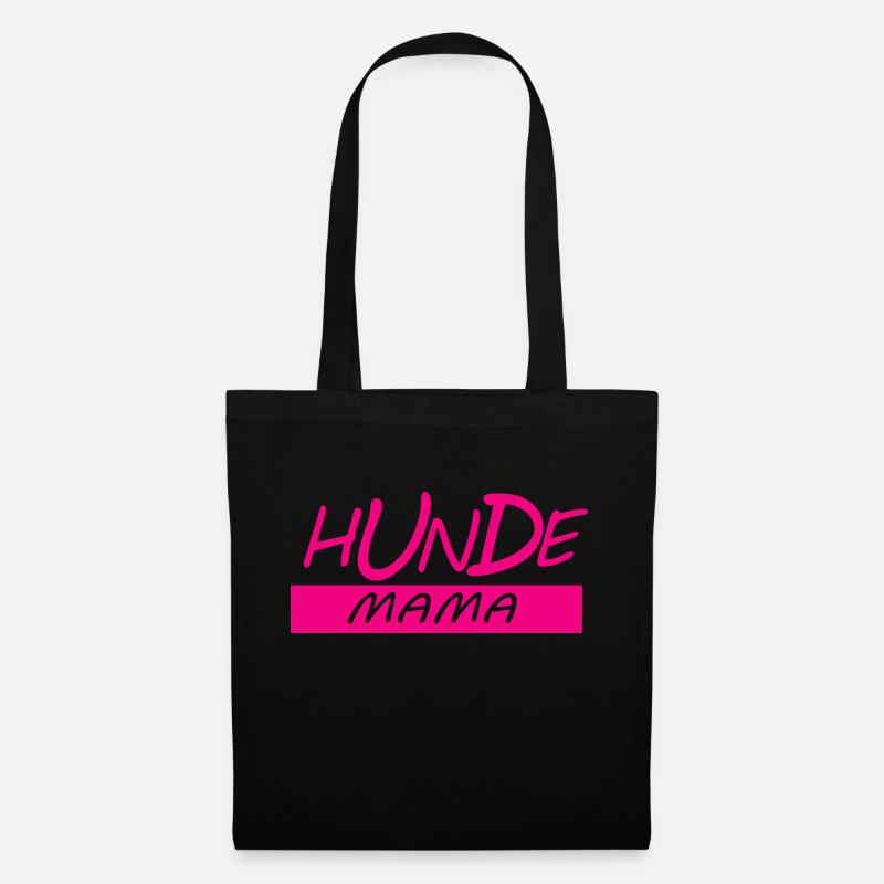 Hund Dog - Stoffbeutel - Schwarz