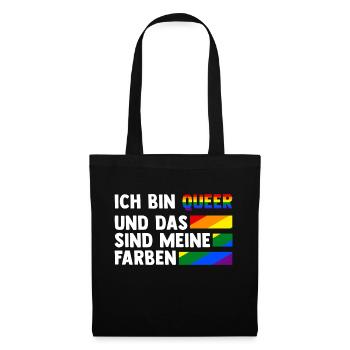 Schullehrer Lehrer - Stoffbeutel - Schwarz - Vorne