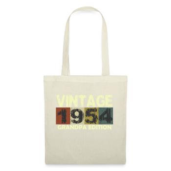 Vintage Geburtstag Retro Sonnenuntergang Design - Stoffbeutel - Natur - Vorne