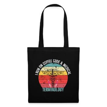 CIM 10 - Spécialiste du codage médical - Sac en tissu - noir - Devant
