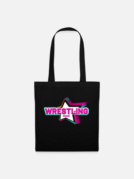 Wrestling Star inside - Stoffbeutel - Schwarz