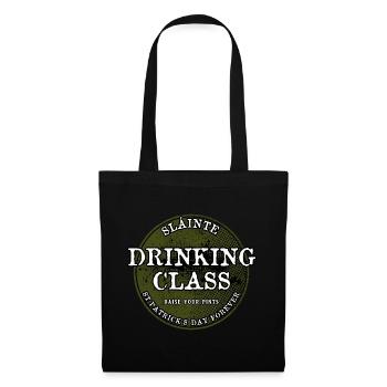 Drinking Class "St.Patrick's Day Forever" - Stoffbeutel - Schwarz - Vorne