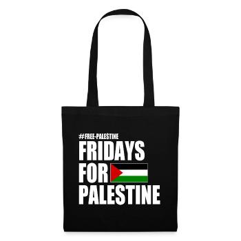 Free palestine fridays for palestine - Sac en tissu - noir - Devant