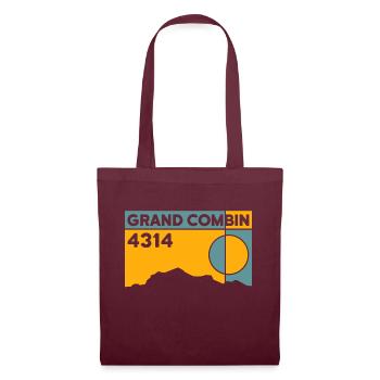 Grand Combin - Tote Bag - burgundy - Front