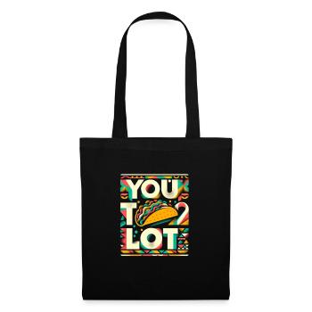 vous tacos lot 5 - Sac en tissu - noir - Devant