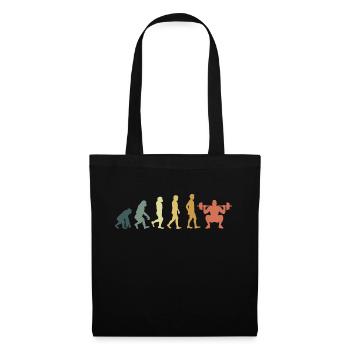 Evolution muscu - Sac en tissu - noir - Devant
