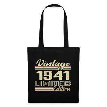 Anniversaire 83 Ans Millésime 1941 Cadeau 1941 - Sac en tissu - noir - Devant