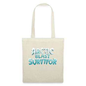 "Arctic Blast Survivor" Quote Cold North Humor - Tote Bag - nature - Front