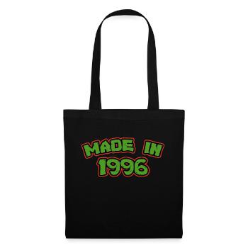 Made in 1996 - Tote Bag - black - Front