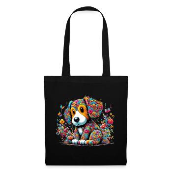 Dog - Tote Bag - black - Front