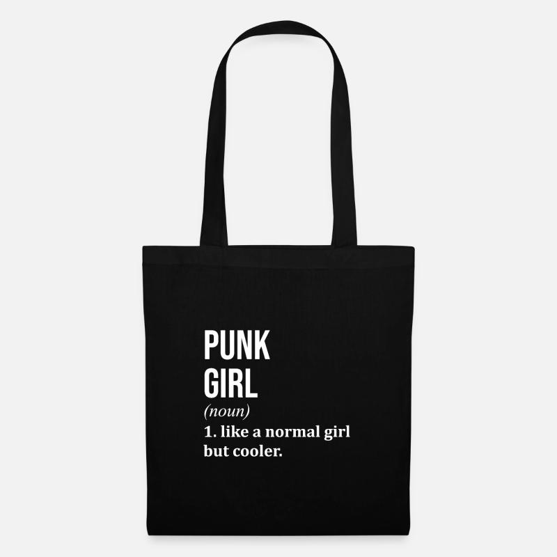 Punk - Tote Bag - black