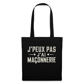 I can't I have Masonry - Tote Bag - black - Front