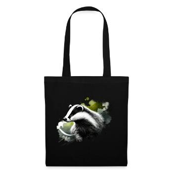 Colorful Watercolor Shaving Brush - Tote Bag - black - Front
