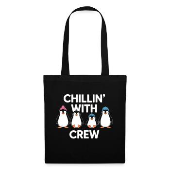 Chillin' With My Penguin Crew - Tote Bag - black - Front